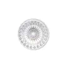 Vassoi Crystal 33 cm in Polistirene Guardini - Confezione da 2 Pezzi