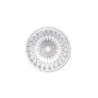 Vassoi Crystal 33 cm in Polistirene Guardini - Confezione da 2 Pezzi