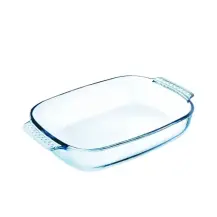 Pirofila Rettangolare 35x23 cm 2,9 Litri in Vetro con Manici Irresisti