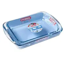 Set 2 Pirofile Rettangolari 2,7 e 3,7 Litri in Vetro Borosilicato Pyre