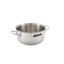 Casseruola 2 Manici Bonita Ø 12 cm 600 ml Acciaio Inox 18/10 Barazzoni