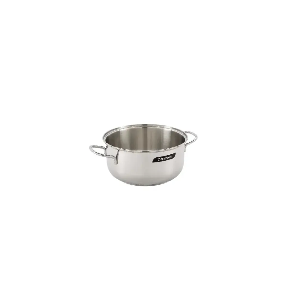 Casseruola 2 Manici Bonita Ø 12 cm 600 ml Acciaio Inox 18/10 Barazzoni