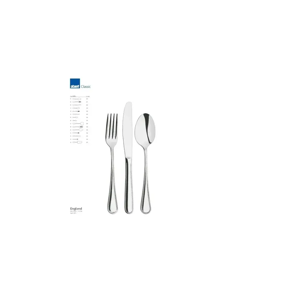 Confezione 12 Forchette da Dolce England Acciaio Inox Abert
