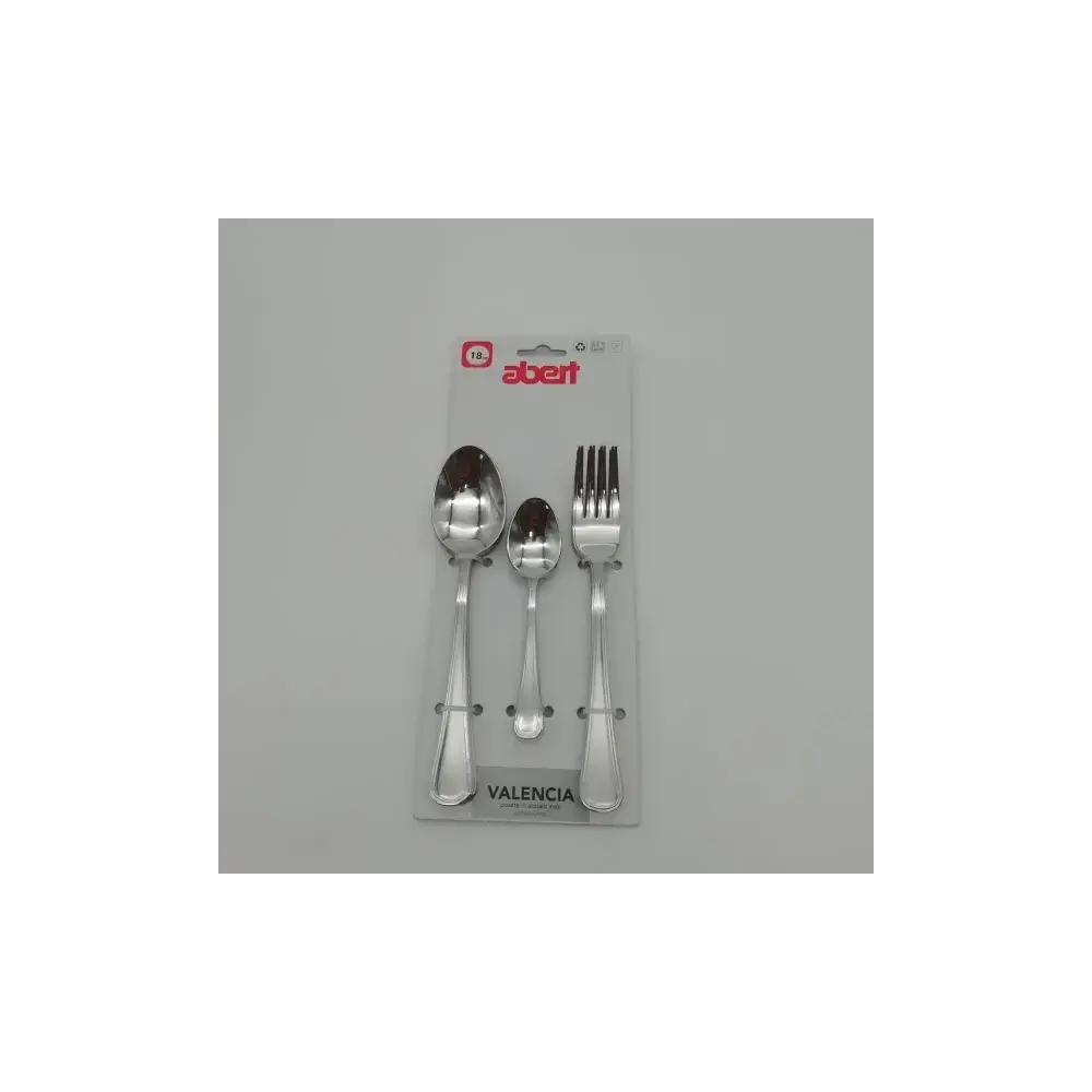 Confezione 18 Posate Valencia Acciaio Inox Abert