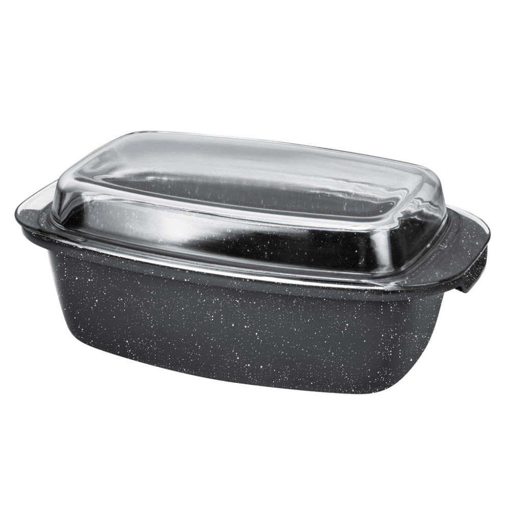 Rostiera Nevada con Coperchio 32,5×21 cm | Antiaderente Forno