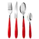Servizio Posate Elegance 24 Pezzi Acciaio Inox Rosso Zanetti
