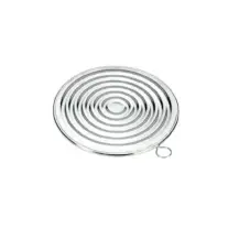 Frangifiamma 19 cm in Lamiera con Inserto in Fibre Minerali Metaltex
