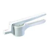 Schiacciapatate Pressy con 3 Inserti Acciaio Inox Giallo Metaltex