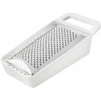 Grattugia Ergonomica con Cassetto in Acciaio Inox e Plastica – Made in Italy