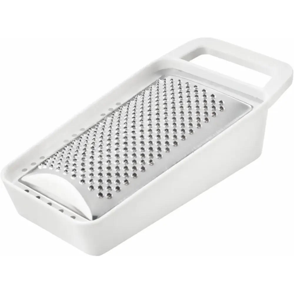 Grattugia Ergonomica con Cassetto in Acciaio Inox e Plastica – Made in Italy