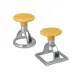 Set 2 Stampi Chiudi Ravioli Tondo e Quadrato in Alluminio Metaltex