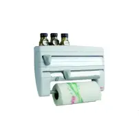 Portarotoli 4 in 1 Roll-n-Roll Carta Pellicola Alluminio Metaltex
