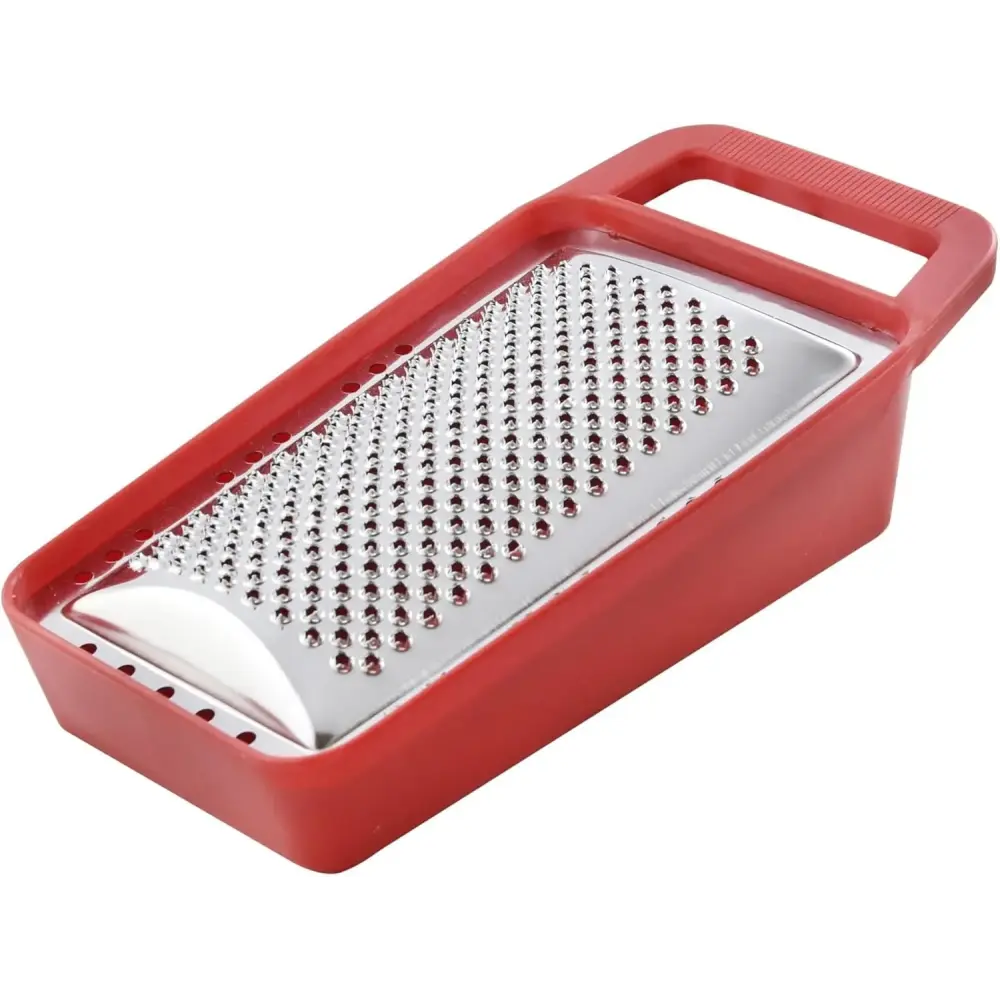 Grattugia Ergonomica con Cassetto in Acciaio Inox e Plastica – Made in Italy