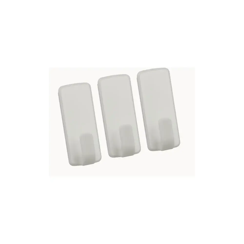Set 3 Ganci Adesivi Rimovibili pullCLEAN Plastica Metaltex