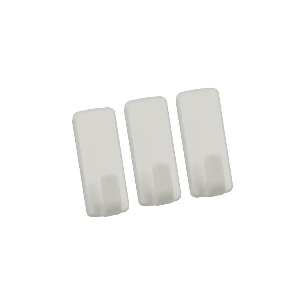 Set 3 Ganci Adesivi Rimovibili pullCLEAN Plastica Metaltex