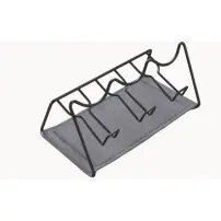Scolabottiglie 3 Posti Sodatex Nero Lava Metaltex