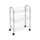 Scaffaletto Carrello 3 Piani con Ruote Lugano Metaltex