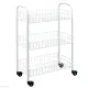 Scaffaletto Carrello 3 Piani con Ruote Siena Metaltex