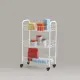 Scaffaletto Carrello 3 Piani con Ruote Siena Metaltex