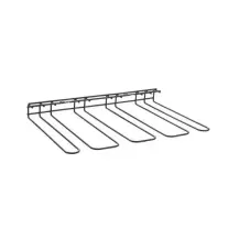 Portacalici Sottopensile Copas Nero Lava 44x31 cm Metaltex