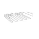 Portacalici Sottoripiano My Crystal Metaltex