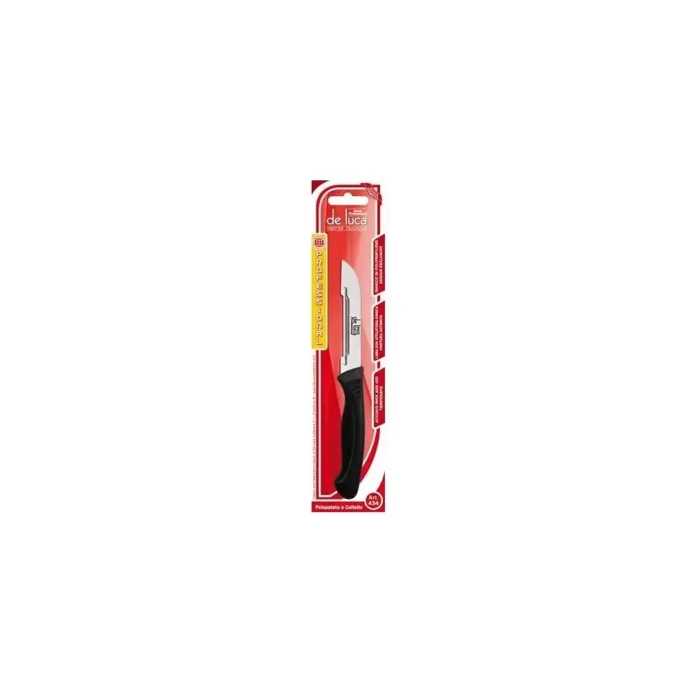 Coltello Pelapatate 9 cm Lama Acciaio Inox De Luca