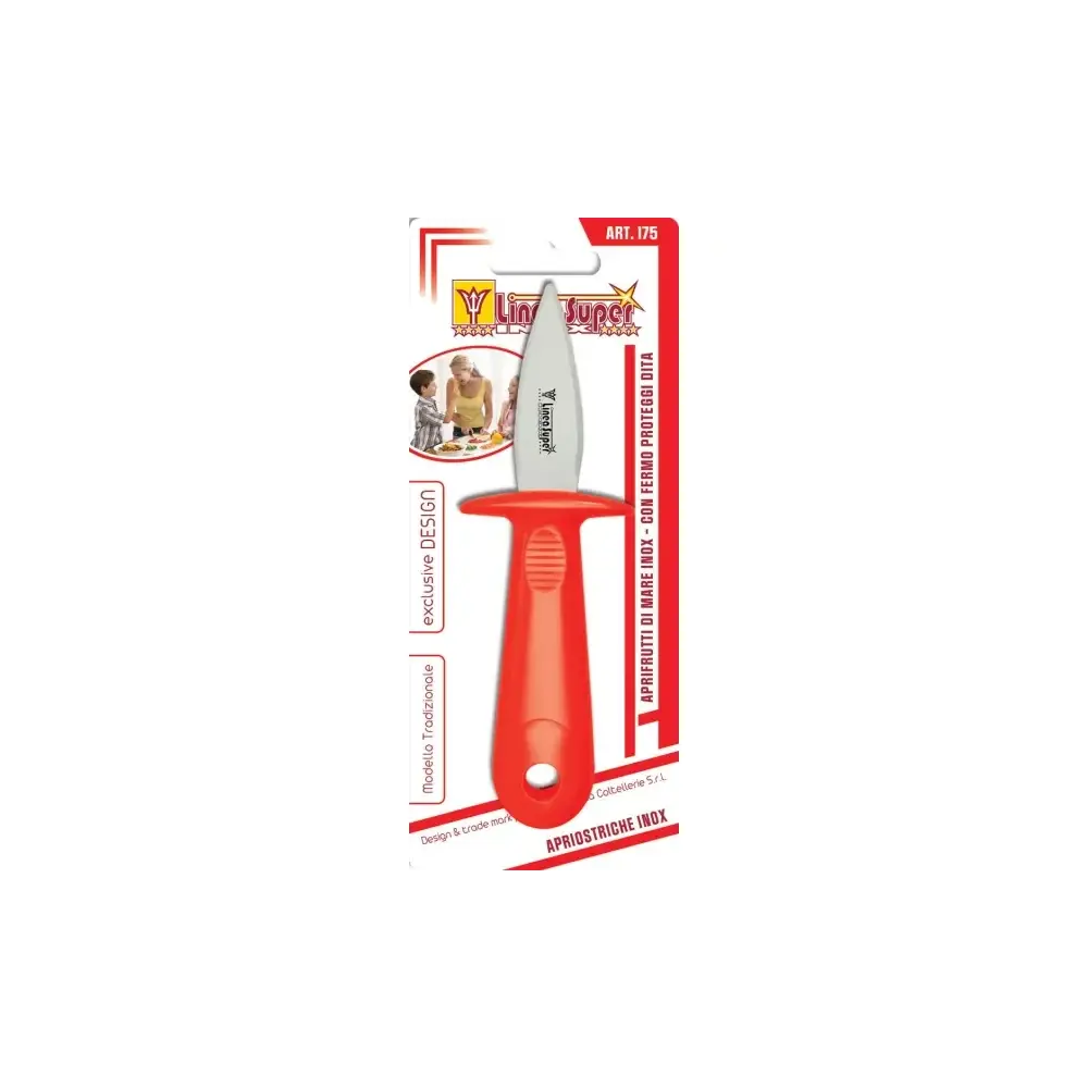 Coltello Apri Frutti di Mare in Acciaio Inox De Luca