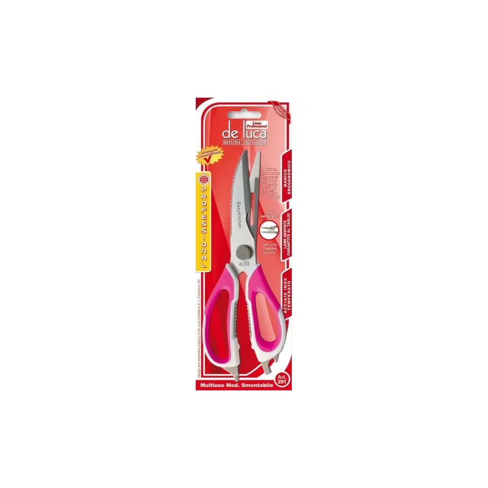 Forbici da Cucina 8,5" in Acciaio Inox De Luca