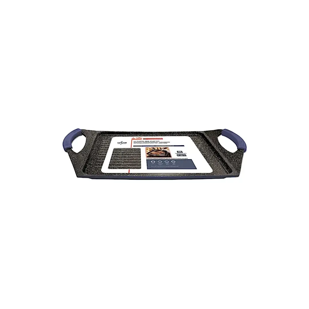 Piastra Barbecue Topstone 47x29 cm Alluminio Forgiato De Luca