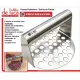 Pressa per Polpette e Schiacciapatate 14 cm Acciaio Inox De Luca