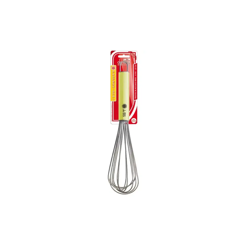Frusta 8 Fili 25 cm in Acciaio Inox De Luca