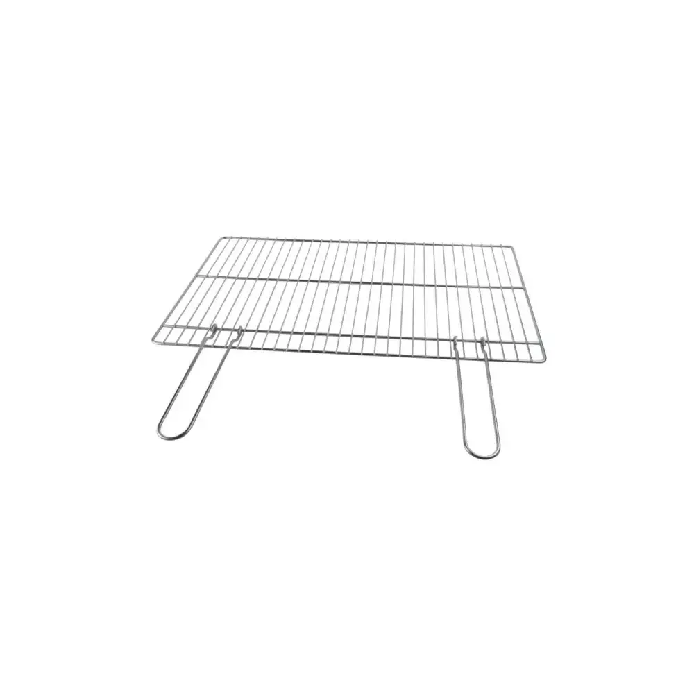 Griglia Barbecue 40x77 cm con 2 Maniglie in Filo di Ferro Filtex