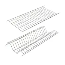 Scolapiatti Pensile 2 Piani 86 cm Cromato Filtex