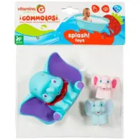 Gommolosi Elefanti Confezione 3 Pezzi Giochi da Bagnetto Vitamina G