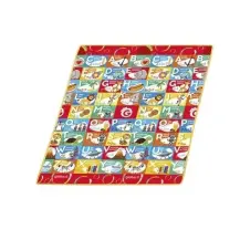 Tappeto Gioco Double Face 180x150 cm Lettere e Numeri Vitamina G