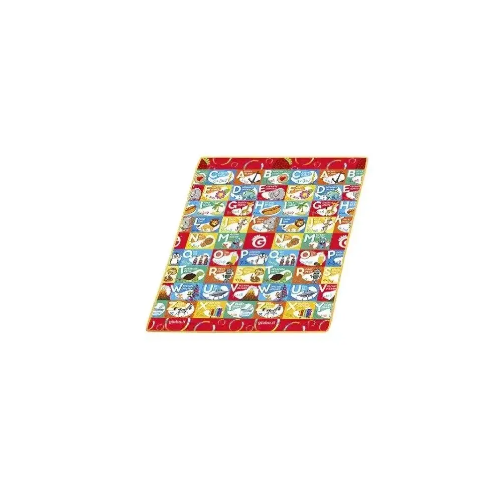 Tappeto Gioco Double Face 180x150 cm Lettere e Numeri Vitamina G