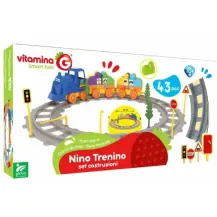 Nino Trenino Set Costruzioni 43 Pezzi Vitamina G