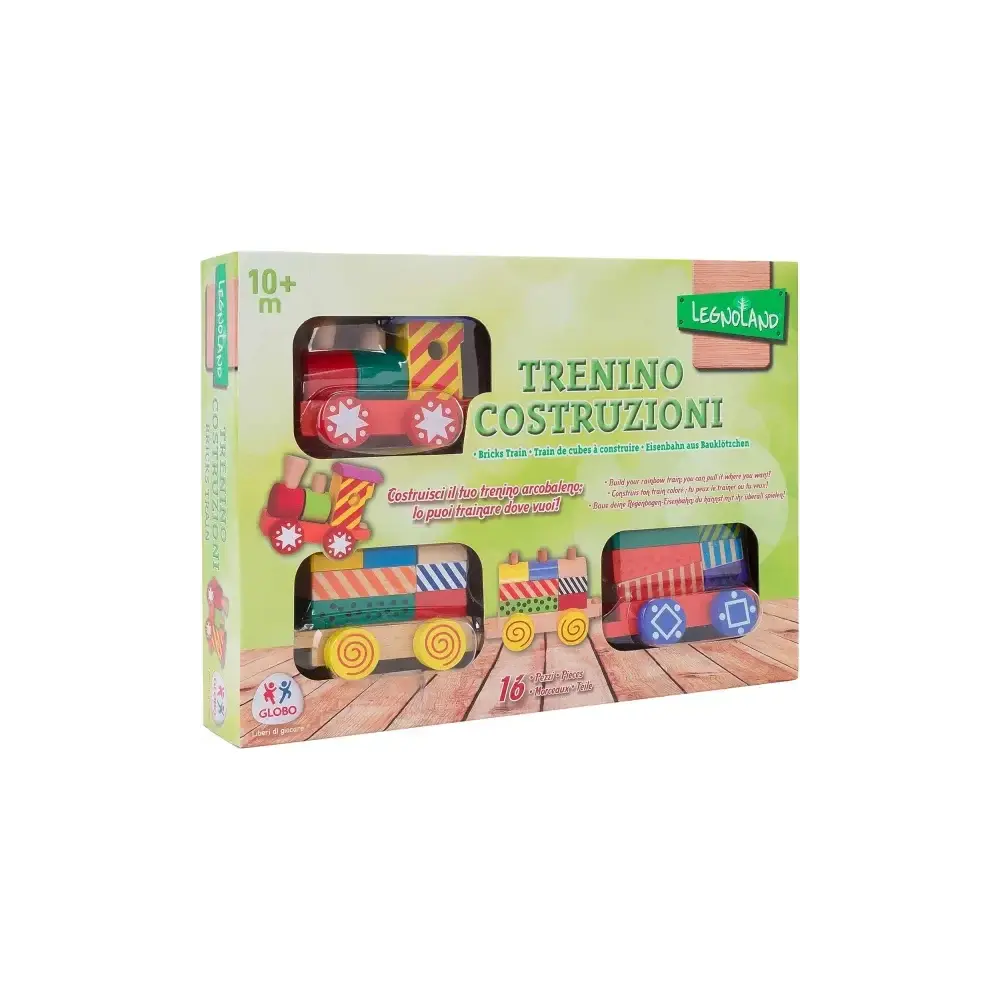 Trenino in Legno Colorato Legnoland Globo
