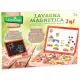 Lavagna Magnetica 3 in 1 con 65 Pezzi Legnoland Globo