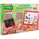 Lavagna Magnetica 3 in 1 con 65 Pezzi Legnoland Globo