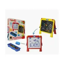 Lavagna Magnetica da Tavolo 2 in 1 con 78 Lettere e Numeri Globo