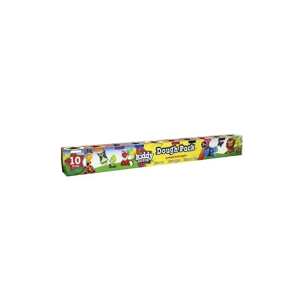 Pasta da Modellare Confezione 10 Vasetti 100 g Kidea Globo