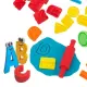 Crea Alfabeto Pasta da Modellare con 26 Lettere e 4 Vasetti Globo