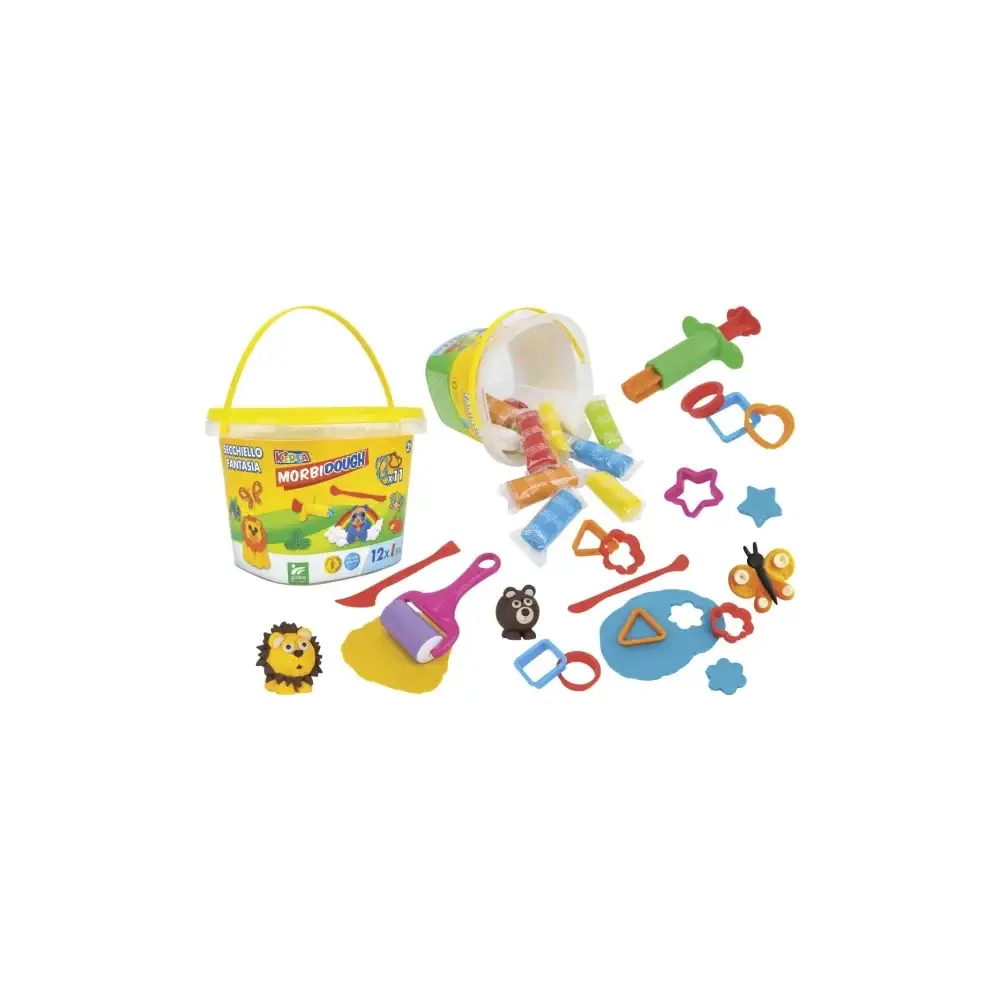 Morbidough Secchiello 10 Panetti 500 g con Formine Globo