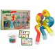 Morbidough Set 9 Barattoli 30 g con Formine Globo