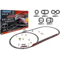 Treno Elettrico Railway Express 6,55 m con Luci e Suoni Scala Globo