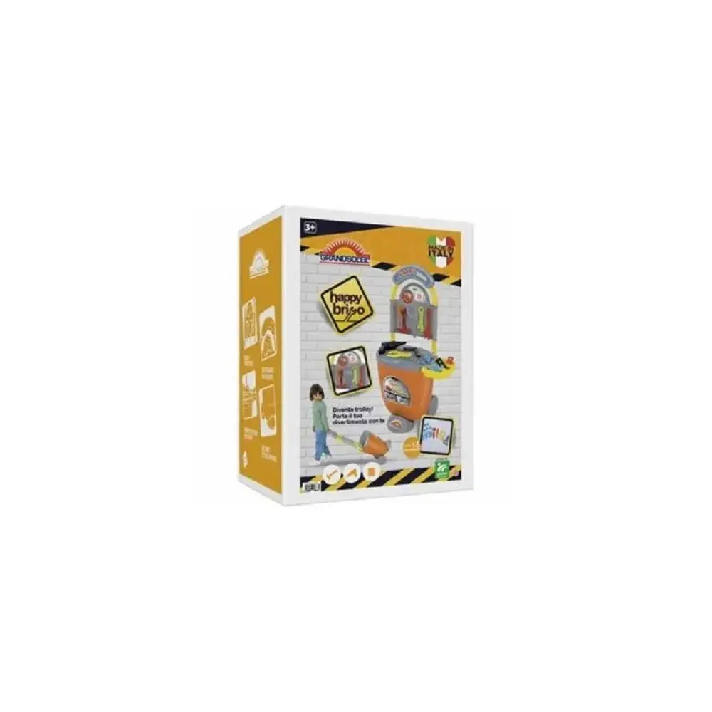 Officina Happy Brico 51x30x89 cm con Attrezzi Globo
