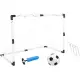 Porta da Calcio Sdoppiabile con Pallone e Pompetta Globo