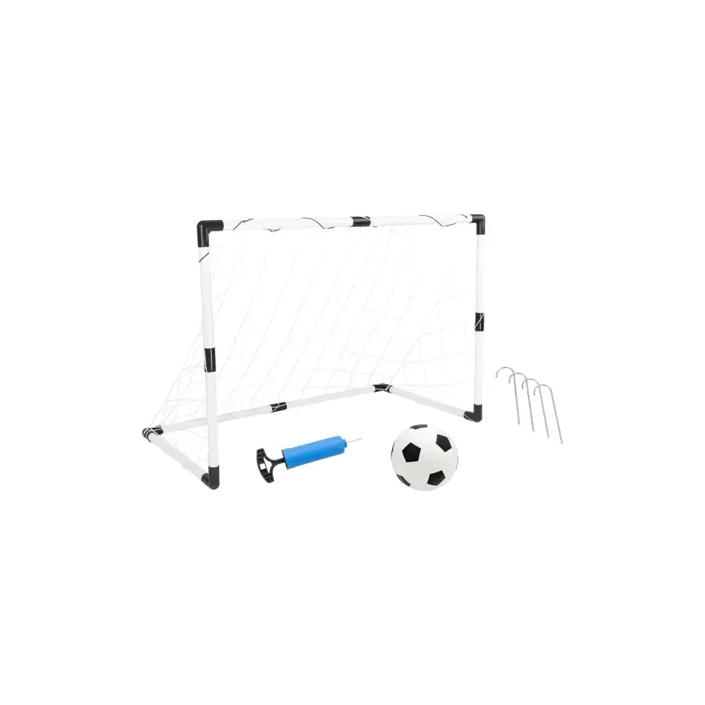 Porta da Calcio Sdoppiabile con Pallone e Pompetta Globo