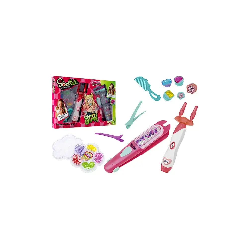 Set Beauty 2 in 1 Trecce e Charms per Capelli Globo
